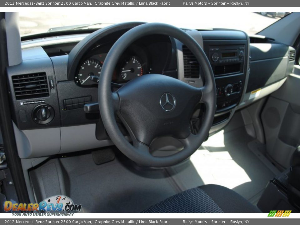 2012 Mercedes-Benz Sprinter 2500 Cargo Van Graphite Grey Metallic / Lima Black Fabric Photo #11