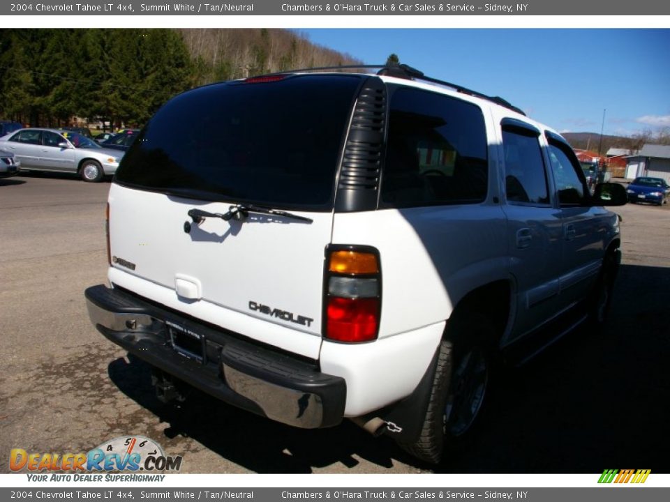 2004 Chevrolet Tahoe LT 4x4 Summit White / Tan/Neutral Photo #22