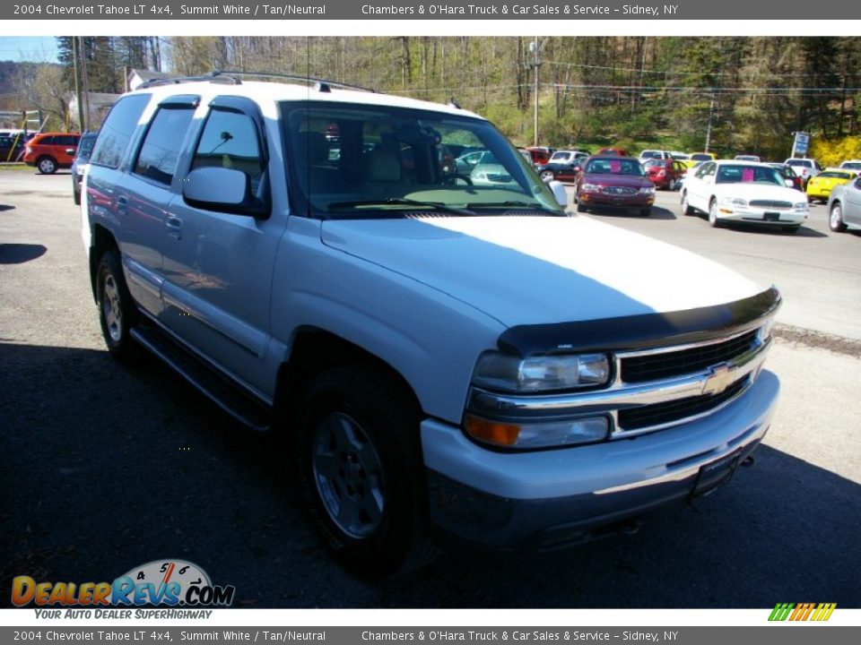2004 Chevrolet Tahoe LT 4x4 Summit White / Tan/Neutral Photo #23