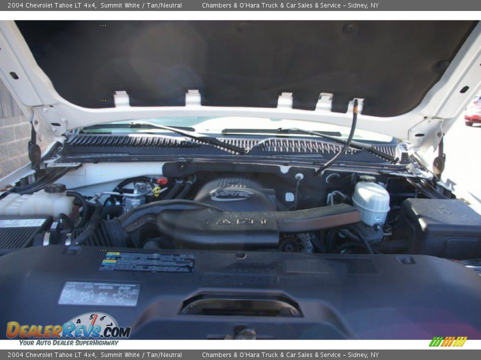 2004 Chevrolet Tahoe LT 4x4 Summit White / Tan/Neutral Photo #25