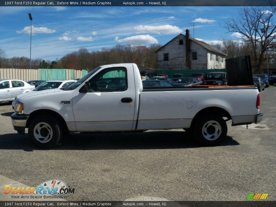 1997 Ford F150 Regular Cab Oxford White / Medium Graphite Photo #3