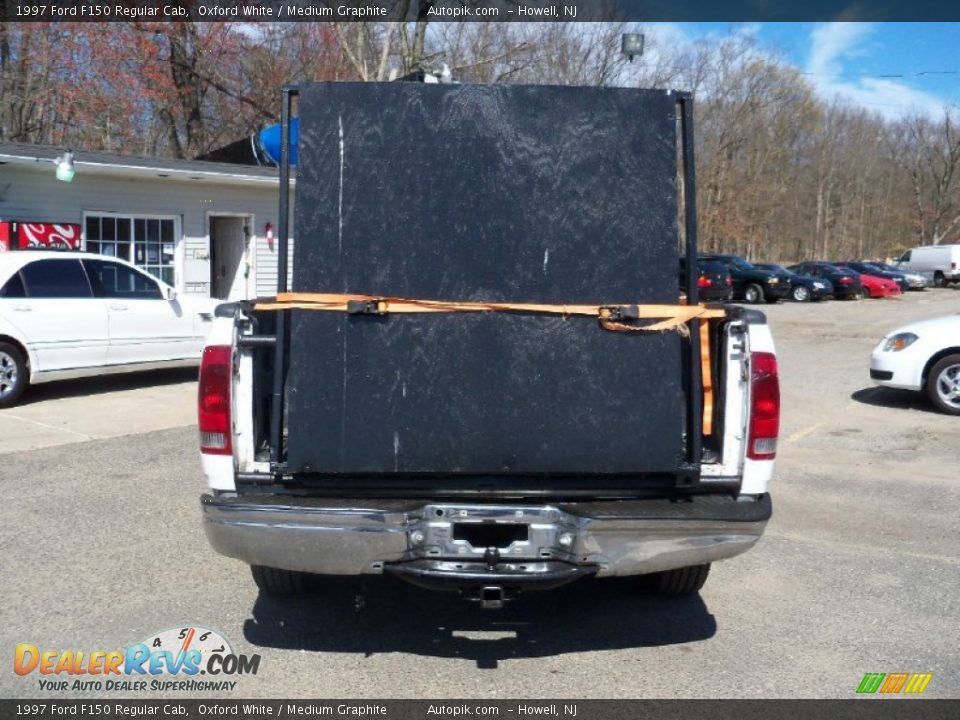 1997 Ford F150 Regular Cab Oxford White / Medium Graphite Photo #5