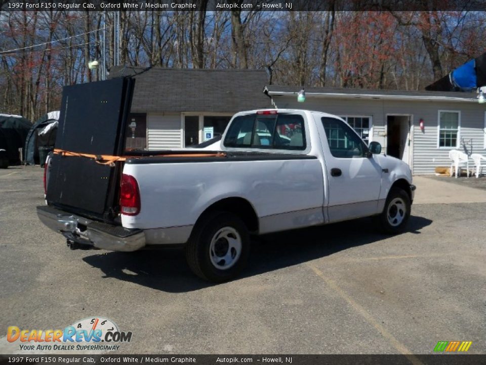 1997 Ford F150 Regular Cab Oxford White / Medium Graphite Photo #6