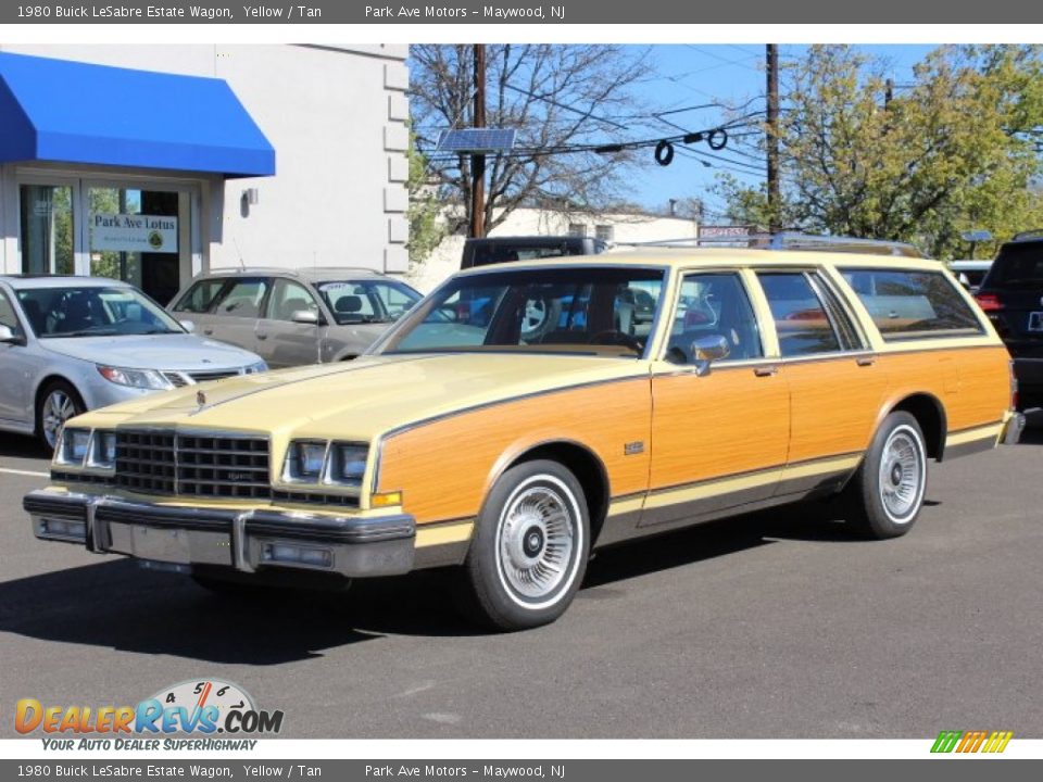 1980 Buick LeSabre Estate Wagon Yellow / Tan Photo #1