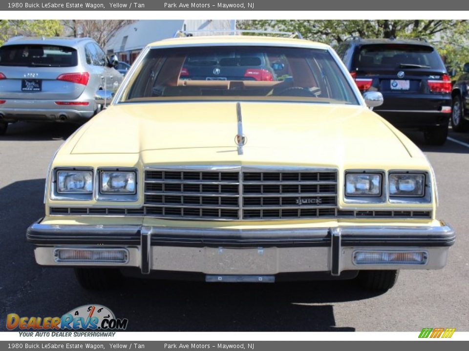 1980 Buick LeSabre Estate Wagon Yellow / Tan Photo #2