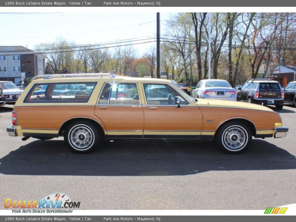 1980 Buick LeSabre Estate Wagon Yellow / Tan Photo #4