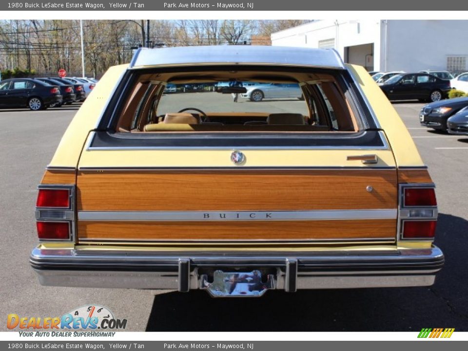 1980 Buick LeSabre Estate Wagon Yellow / Tan Photo #6