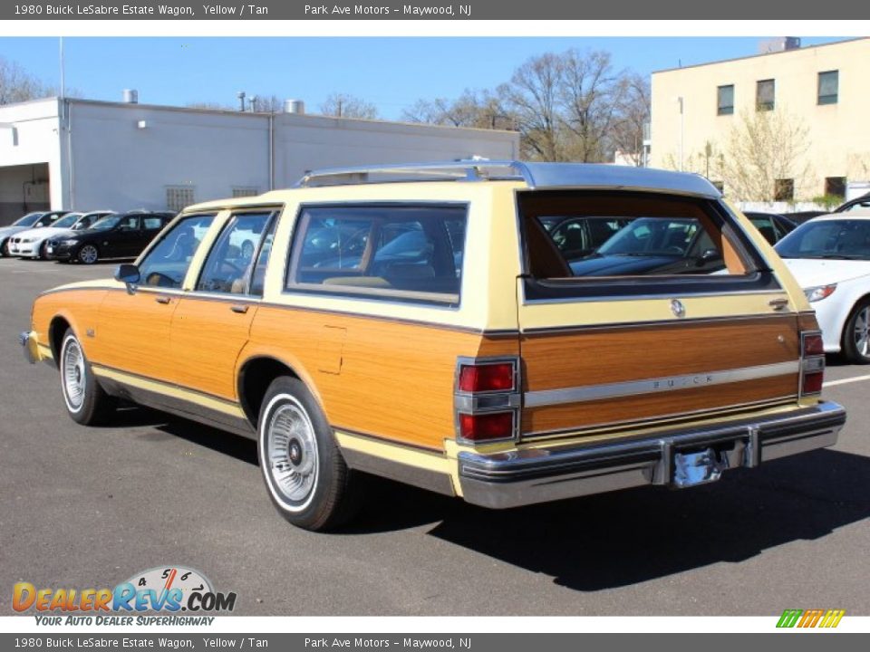 1980 Buick LeSabre Estate Wagon Yellow / Tan Photo #7