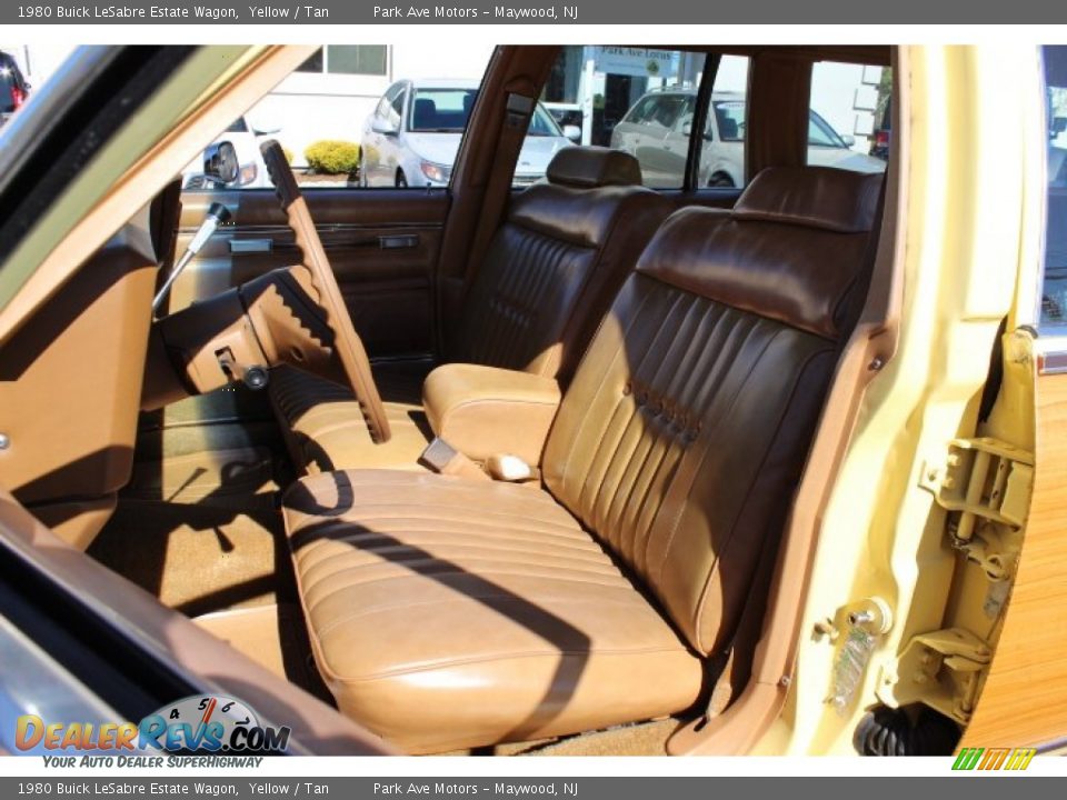 1980 Buick LeSabre Estate Wagon Yellow / Tan Photo #13