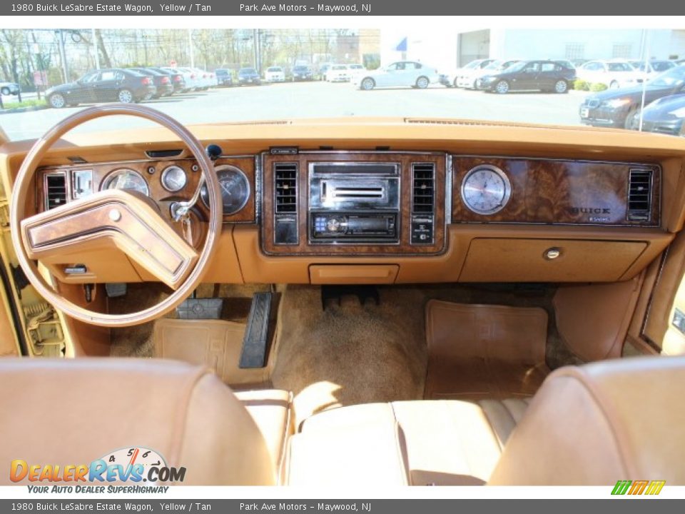 1980 Buick LeSabre Estate Wagon Yellow / Tan Photo #14