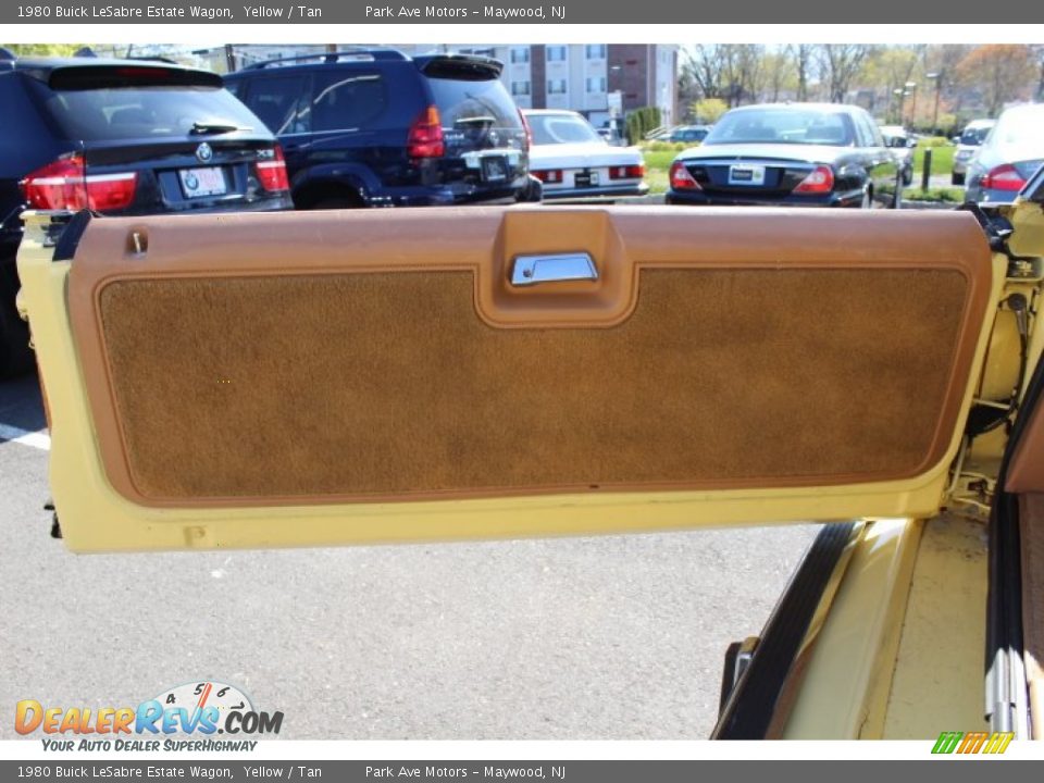 1980 Buick LeSabre Estate Wagon Yellow / Tan Photo #20