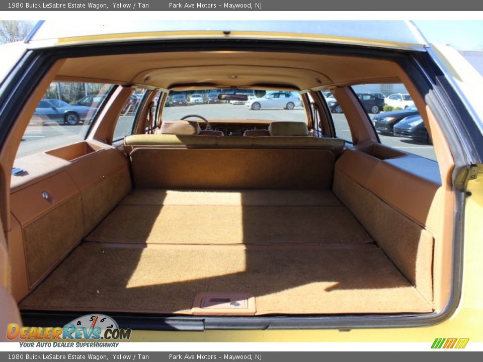 1980 Buick LeSabre Estate Wagon Yellow / Tan Photo #21