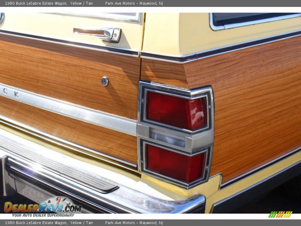 1980 Buick LeSabre Estate Wagon Yellow / Tan Photo #24