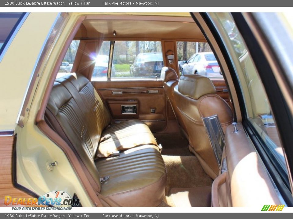 1980 Buick LeSabre Estate Wagon Yellow / Tan Photo #26