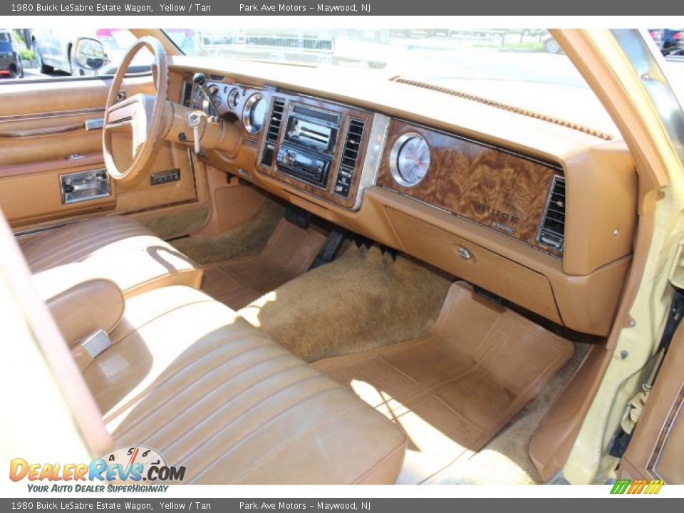 1980 Buick LeSabre Estate Wagon Yellow / Tan Photo #28