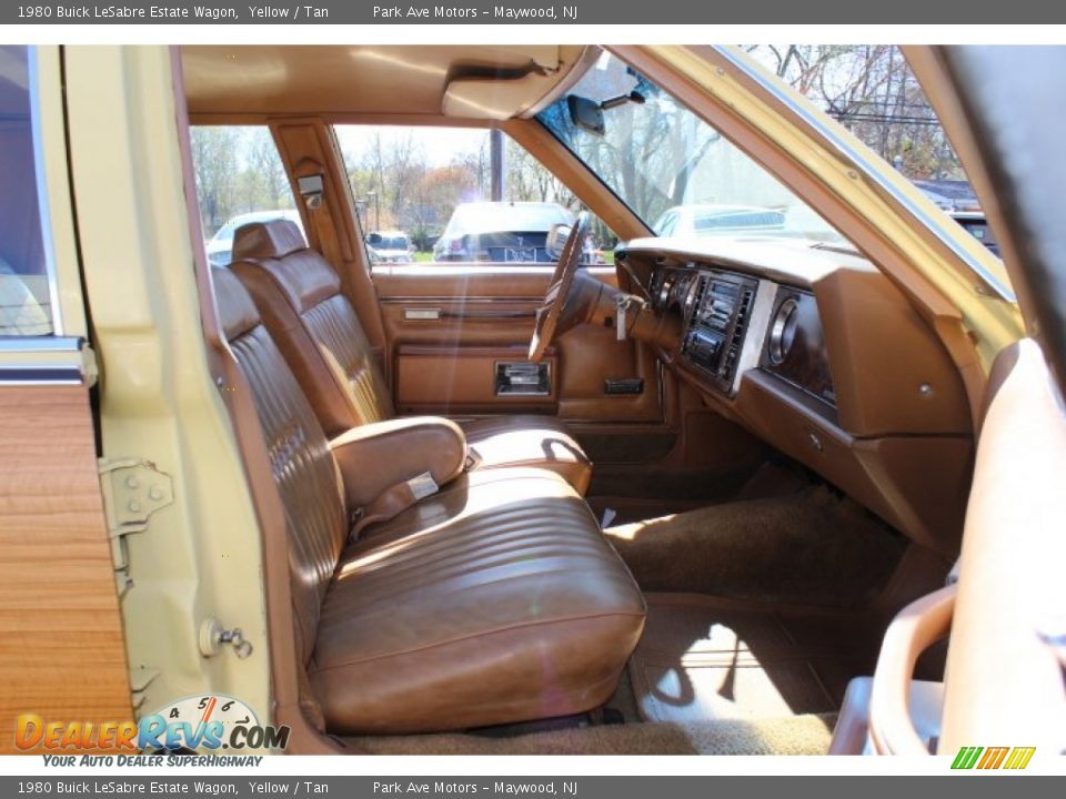 1980 Buick LeSabre Estate Wagon Yellow / Tan Photo #29