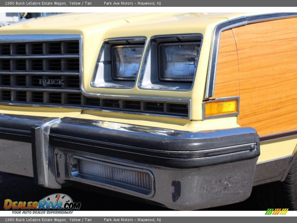 1980 Buick LeSabre Estate Wagon Yellow / Tan Photo #34