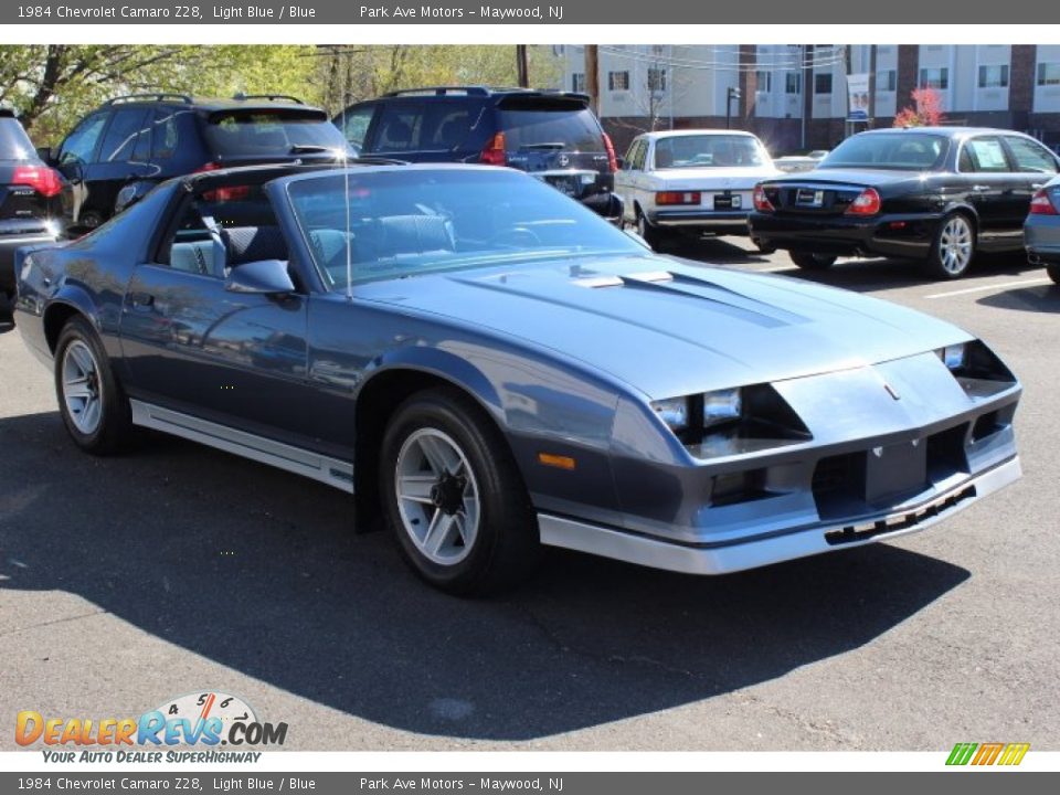 1984 Chevrolet Camaro Z28 Light Blue / Blue Photo #3
