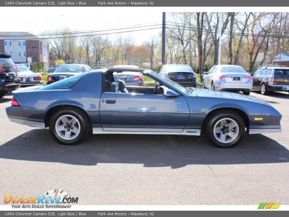 1984 Chevrolet Camaro Z28 Light Blue / Blue Photo #4