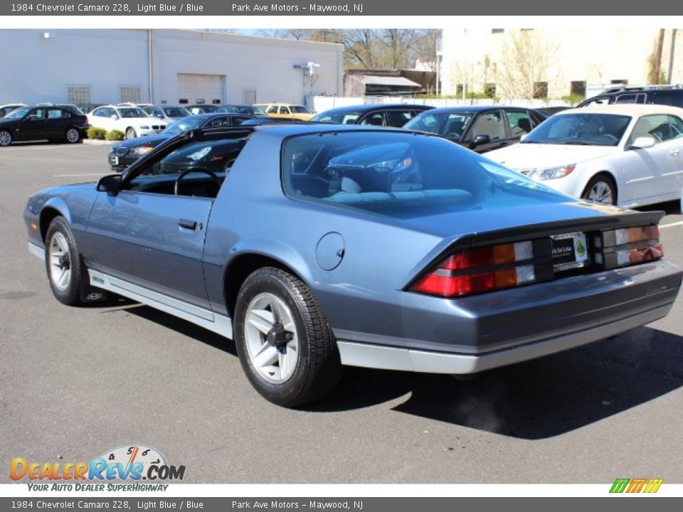 Light Blue 1984 Chevrolet Camaro Z28 Photo #7