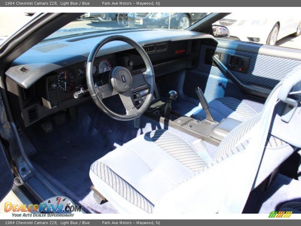Blue Interior - 1984 Chevrolet Camaro Z28 Photo #10