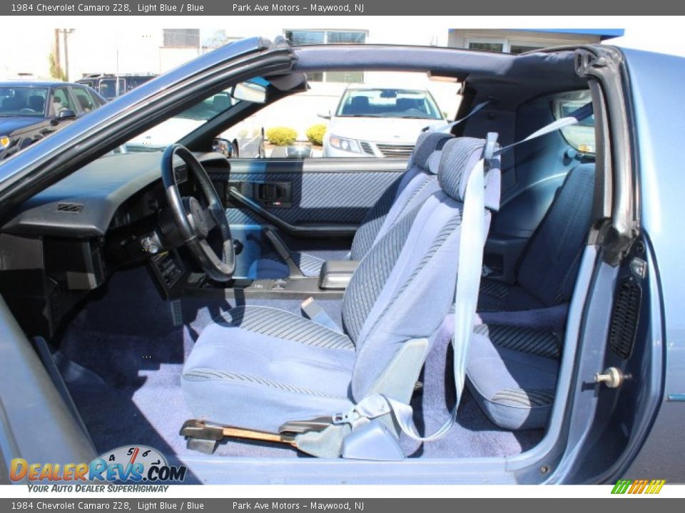 Blue Interior - 1984 Chevrolet Camaro Z28 Photo #11