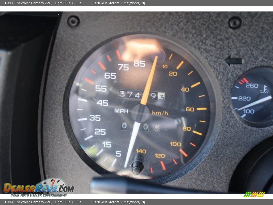 1984 Chevrolet Camaro Z28 Light Blue / Blue Photo #16