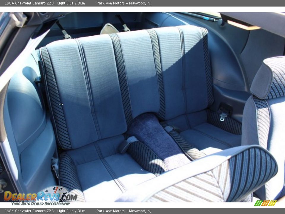 Rear Seat of 1984 Chevrolet Camaro Z28 Photo #26