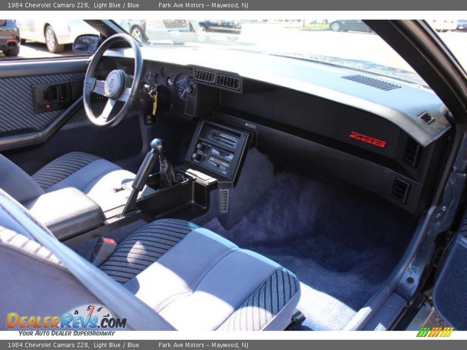 1984 Chevrolet Camaro Z28 Light Blue / Blue Photo #27