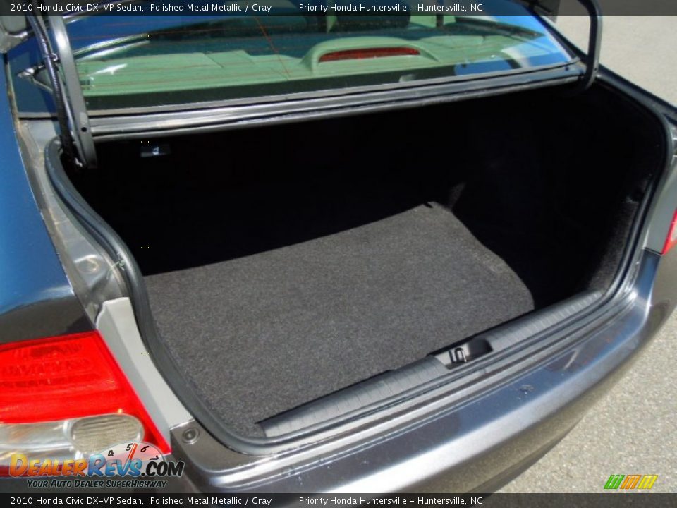 2010 Honda Civic DX-VP Sedan Polished Metal Metallic / Gray Photo #18