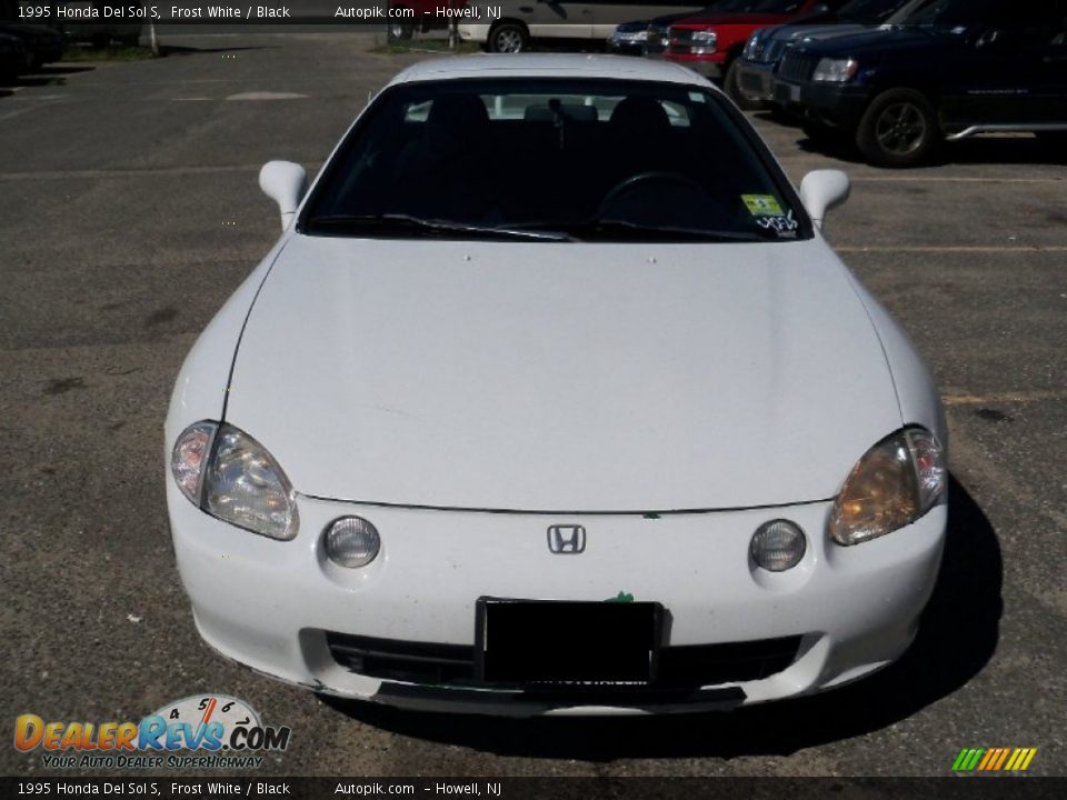 1995 Honda Del Sol S Frost White / Black Photo #1