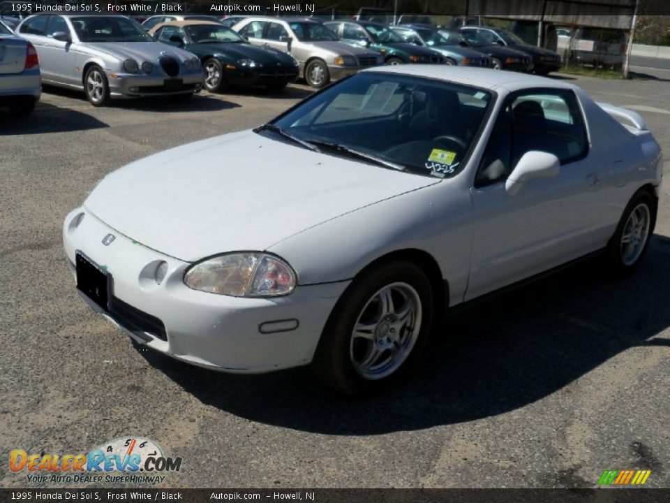 1995 Honda Del Sol S Frost White / Black Photo #2