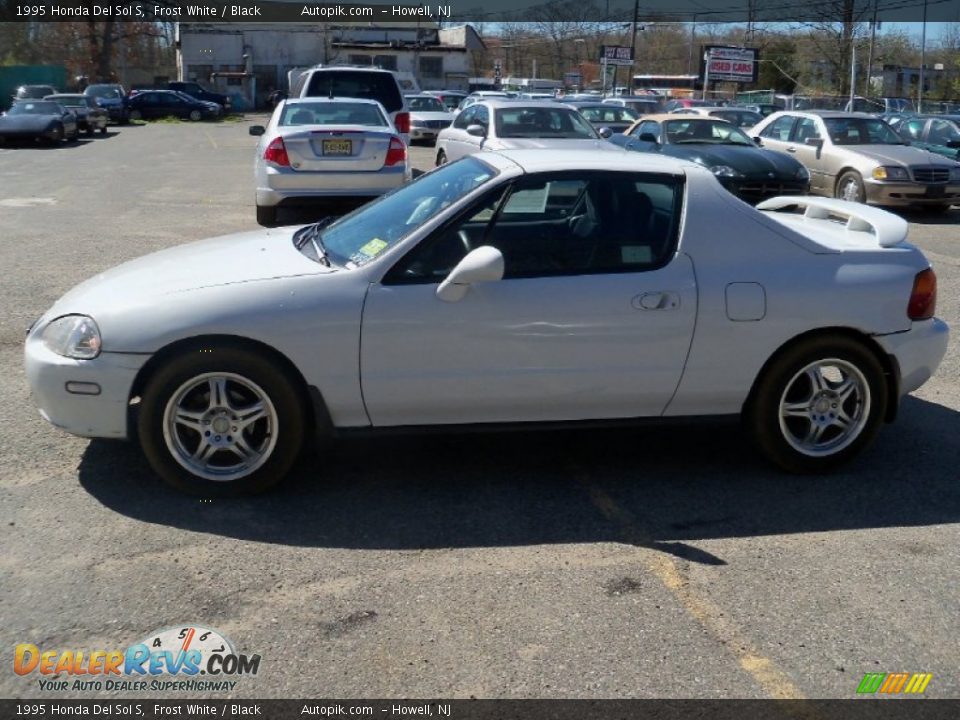 1995 Honda Del Sol S Frost White / Black Photo #3