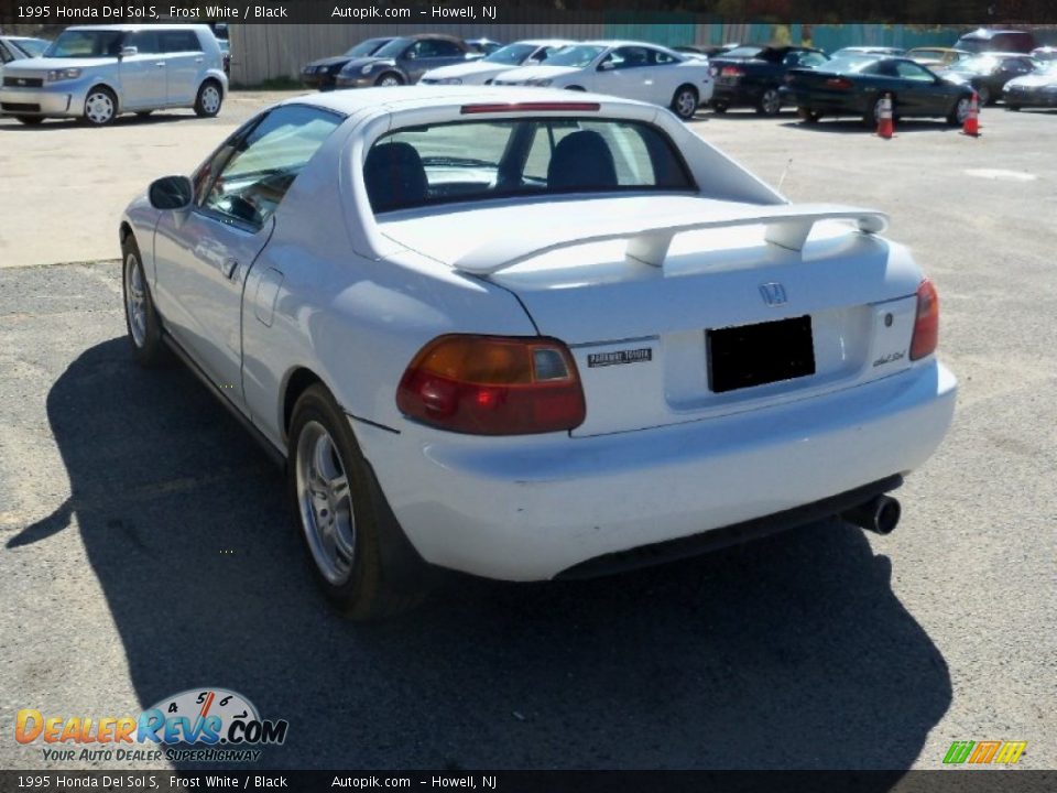 1995 Honda Del Sol S Frost White / Black Photo #4