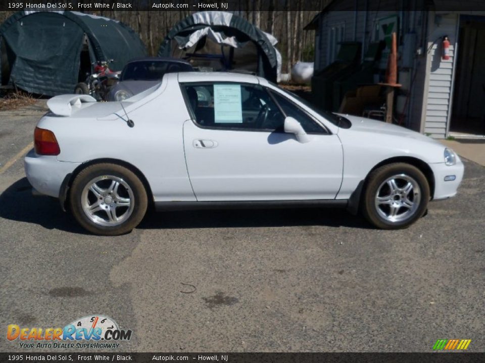 1995 Honda Del Sol S Frost White / Black Photo #6