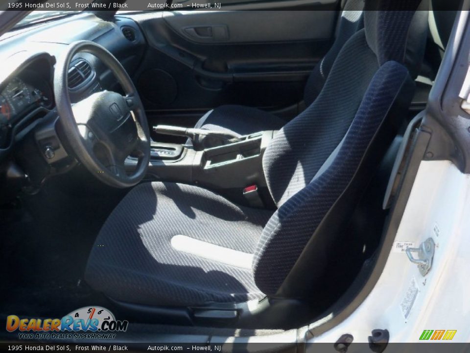 1995 Honda Del Sol S Frost White / Black Photo #7