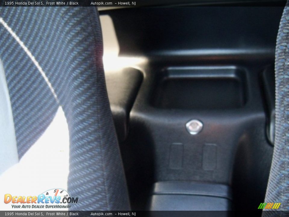 1995 Honda Del Sol S Frost White / Black Photo #9