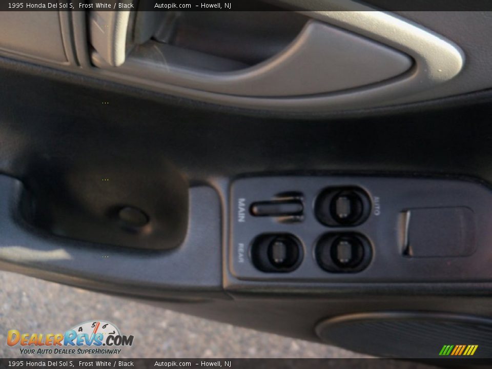 1995 Honda Del Sol S Frost White / Black Photo #10