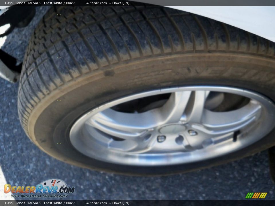 1995 Honda Del Sol S Frost White / Black Photo #13