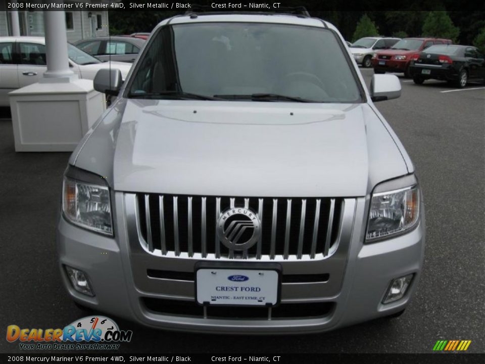 2008 Mercury Mariner V6 Premier 4WD Silver Metallic / Black Photo #3