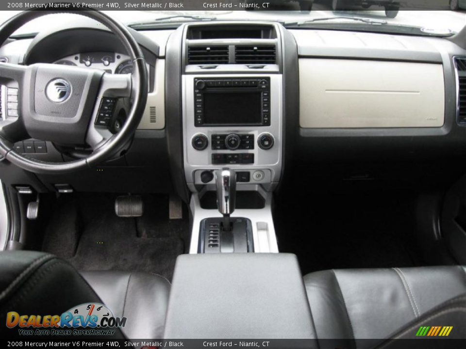 2008 Mercury Mariner V6 Premier 4WD Silver Metallic / Black Photo #11