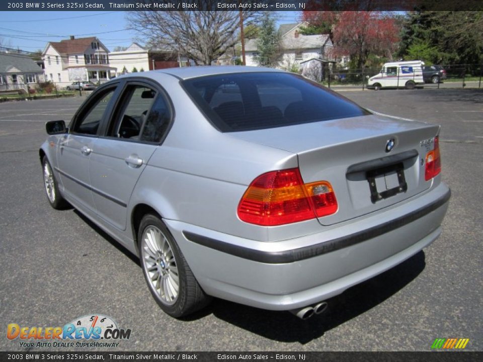2003 BMW 3 Series 325xi Sedan Titanium Silver Metallic / Black Photo #5