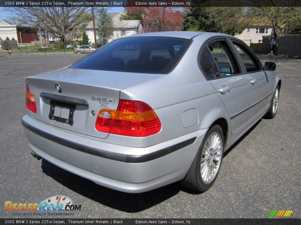 2003 BMW 3 Series 325xi Sedan Titanium Silver Metallic / Black Photo #7