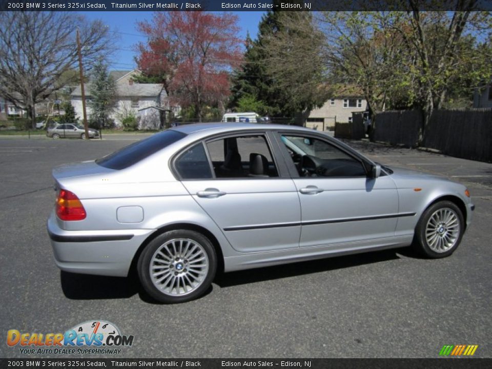 2003 BMW 3 Series 325xi Sedan Titanium Silver Metallic / Black Photo #8