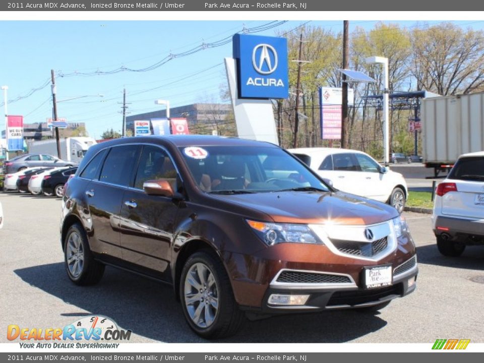 2011 Acura MDX Advance Ionized Bronze Metallic / Umber Photo #1