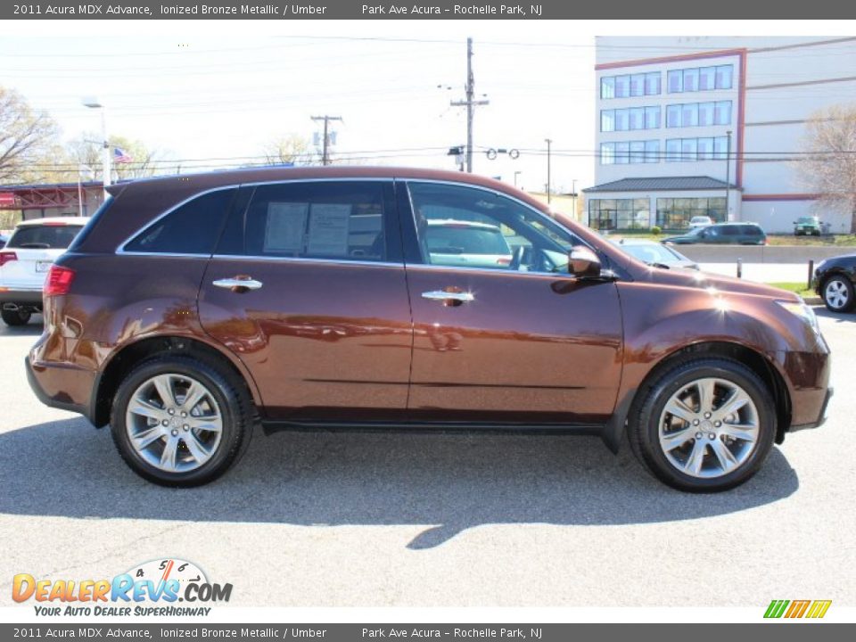 2011 Acura MDX Advance Ionized Bronze Metallic / Umber Photo #2