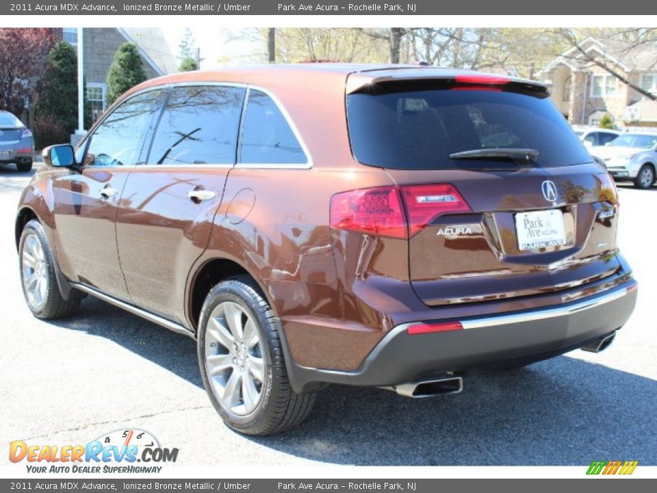 2011 Acura MDX Advance Ionized Bronze Metallic / Umber Photo #5