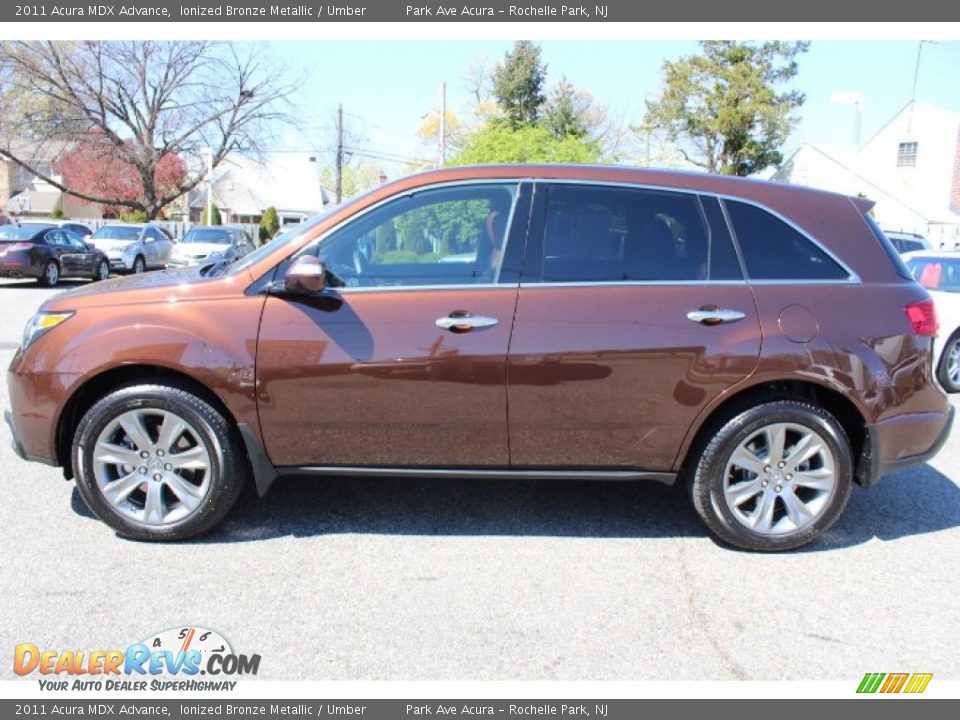 Ionized Bronze Metallic 2011 Acura MDX Advance Photo #6