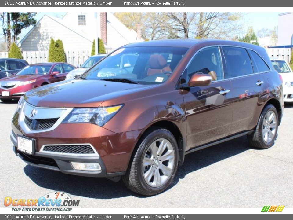 Front 3/4 View of 2011 Acura MDX Advance Photo #7