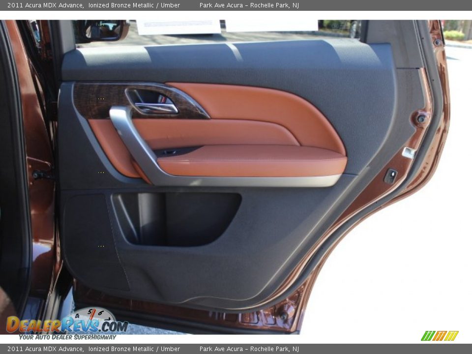 2011 Acura MDX Advance Ionized Bronze Metallic / Umber Photo #23